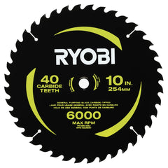 10" 40 CARBIDE TEETH THIN KERF MITER SAW BLADE