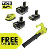 18V ONE+ LITHIUM HIGH PERFORMANCE STARTER KIT WITH FREE 18V ONE+ 250 CFM BLOWER