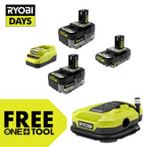 18V ONE+ LITHIUM HIGH PERFORMANCE STARTER KIT WITH FREE 18V ONE+ DUAL FUNCTION DIGITAL INFLATOR/DEFLATOR