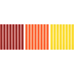 24 PC. FULL SIZE WARM COLOR GLUE STICKS