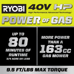 40V HP BRUSHLESS 21" SELF-PROPELLED MOWER