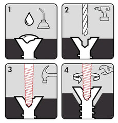 3 PC. SPIRAL SCREW EXTRACTOR SET