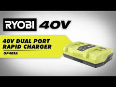 40V DUAL PORT RAPID CHARGER