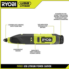USB LITHIUM POWER CARVER KIT