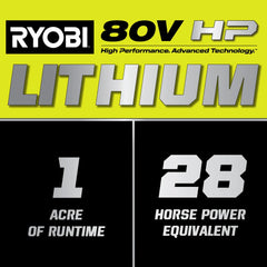 80V HP BRUSHLESS 30" LITHIUM ELECTRIC ZERO TURN RIDING MOWER KIT