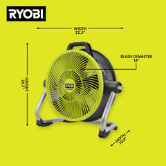 18V ONE+ HYBRID WHISPER SERIES 14" AIR CANNON FAN KIT