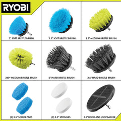 11 PC. SCRUBBER ACCESSORY KIT