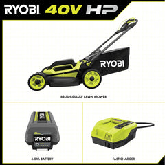 40V HP BRUSHLESS 20" SELF-PROPELLED LAWN MOWER KIT