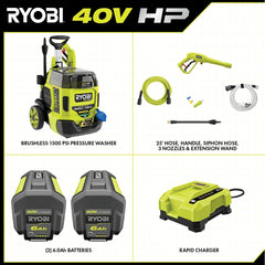40V HP BRUSHLESS WHISPER SERIES 1500 PSI 1.2 GPM PRESSURE WASHER