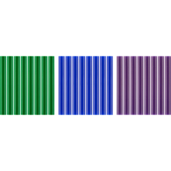 24 PC. FULL SIZE COOL COLOR GLUE STICKS