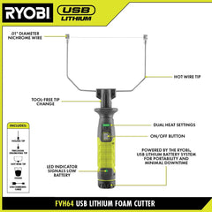 USB LITHIUM FOAM CUTTER KIT