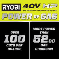 40V HP Brushless 20" Chainsaw Kit