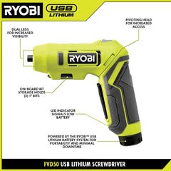 USB LITHIUM SCREWDRIVER KIT