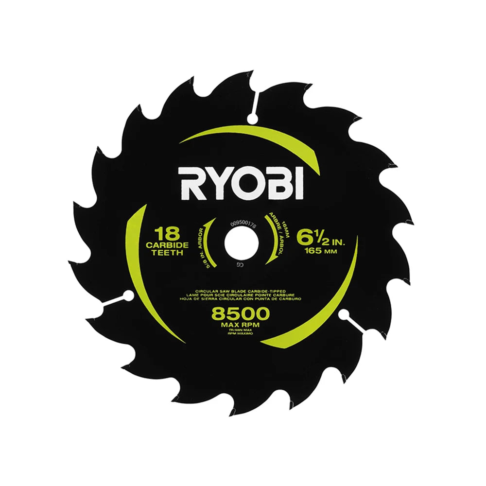 6-1/2" 18 CARBIDE TEETH THIN KERF CIRCULAR SAW BLADE