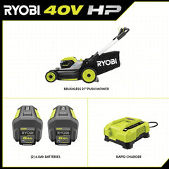 40V HP BRUSHLESS 21" MULTI-BLADE PUSH MOWER KIT