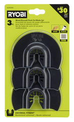 3 PC. Wood/Drywall Flush Cut Blade Set