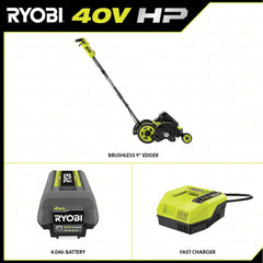 40V HP BRUSHLESS 9" EDGER KIT