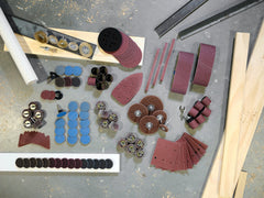 9 PC. 2-7/8" DETAIL SANDER SAND PAPER