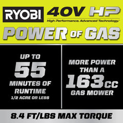 40V HP BRUSHLESS 21" PUSH MOWER KIT