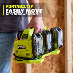 18V ONE+ 6-PORT FAST CHARGER