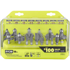 15 PC. Router Bit Set