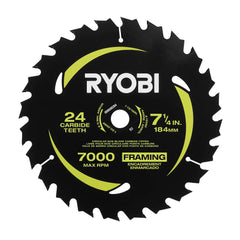 4 PC. 7-1/4" x 24T CARBIDE TEETH THIN KERF CIRCULAR SAW BLADE SET