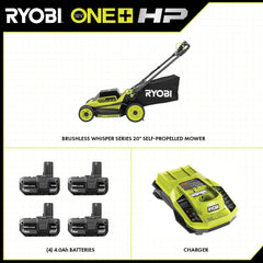 18V ONE+ HP BRUSHLESS 20" SELF-PROPELLED MULTI-BLADE MOWER KIT