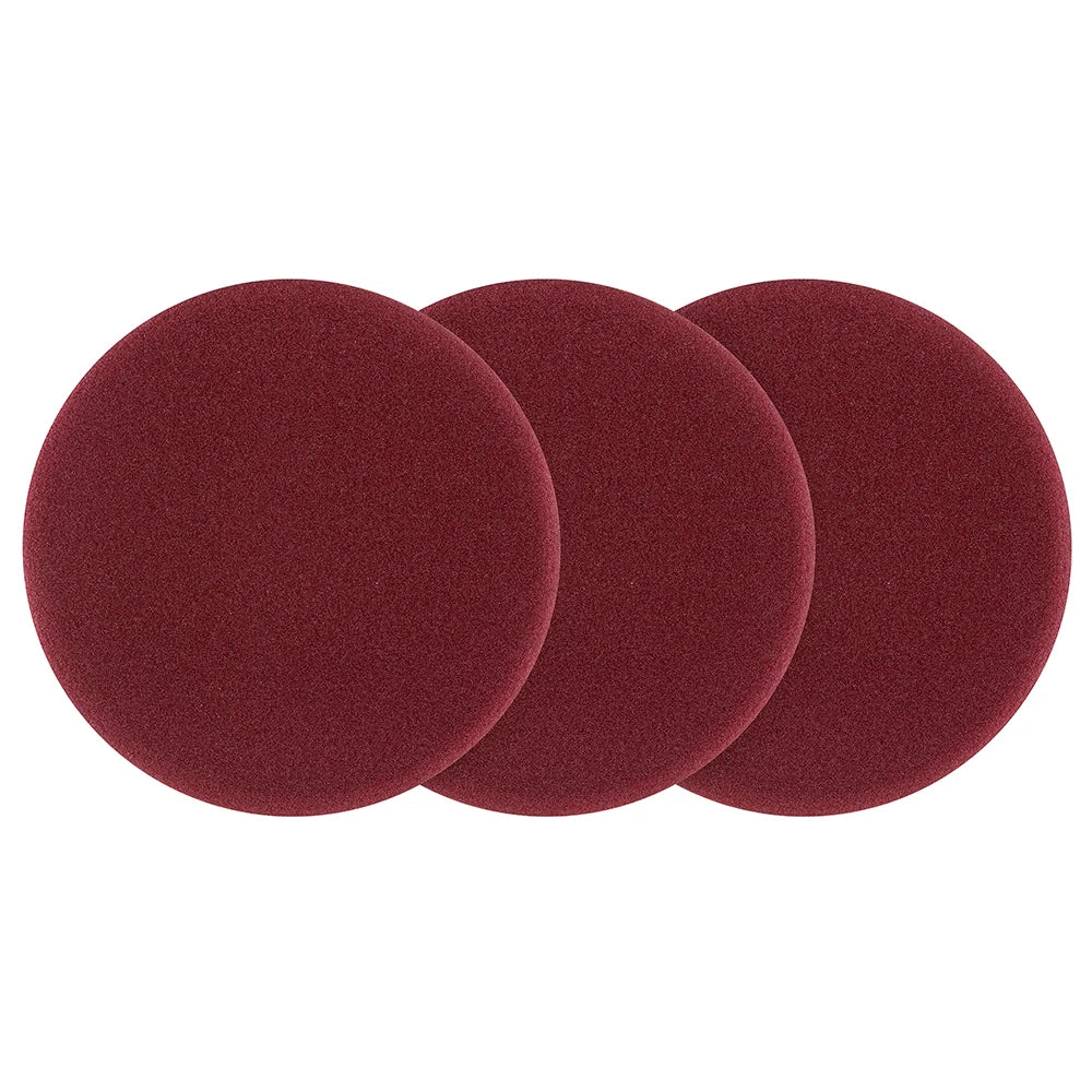 3 PC. 5" FOAM DUAL ACTION POLISHER CUTTING PAD SET