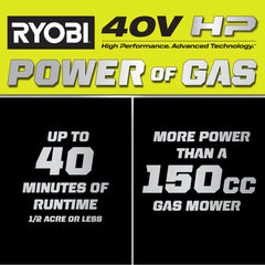 40V HP BRUSHLESS 20" SELF-PROPELLED LAWN MOWER