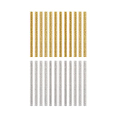 24 PC. MINI GLITTER GLUE STICKS