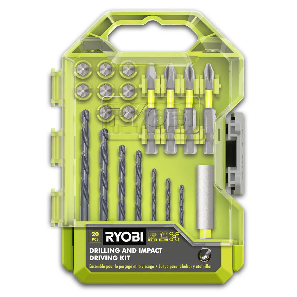20PC DRILLING/IMPACT DRIVING KIT